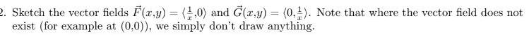 G x y 0 1 Note that where the vector field does
