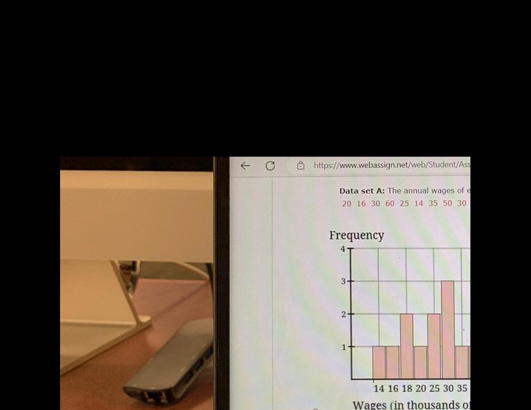 O https www webassign net web Student Ass Data set A