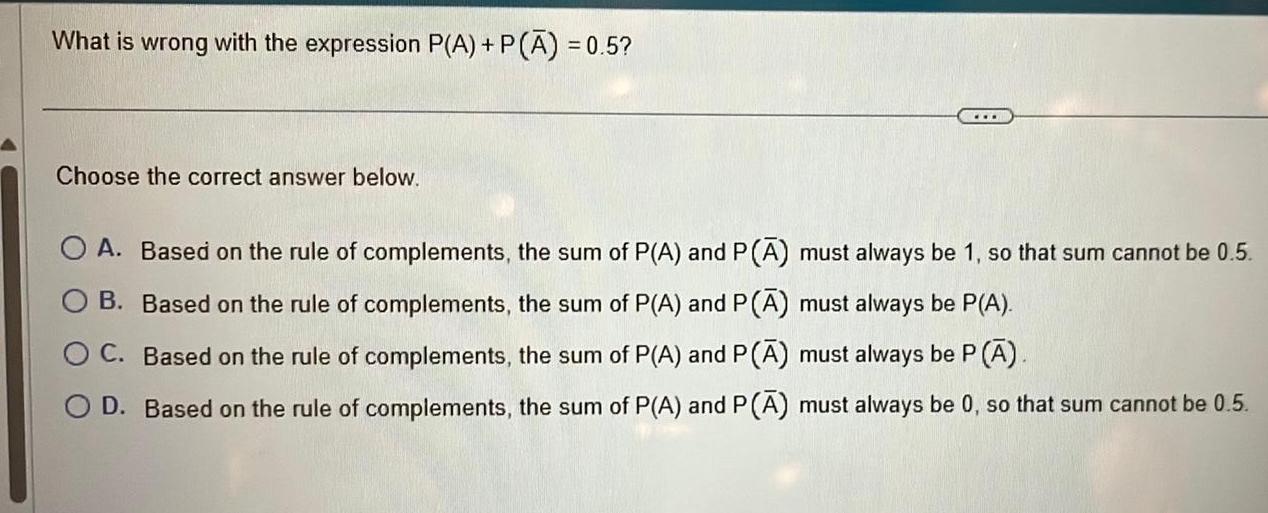 5 Choose the correct answer below O A Based on the rule