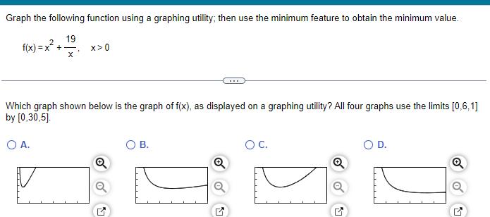 minimum feature to obtain the minimum value 19 X f x x