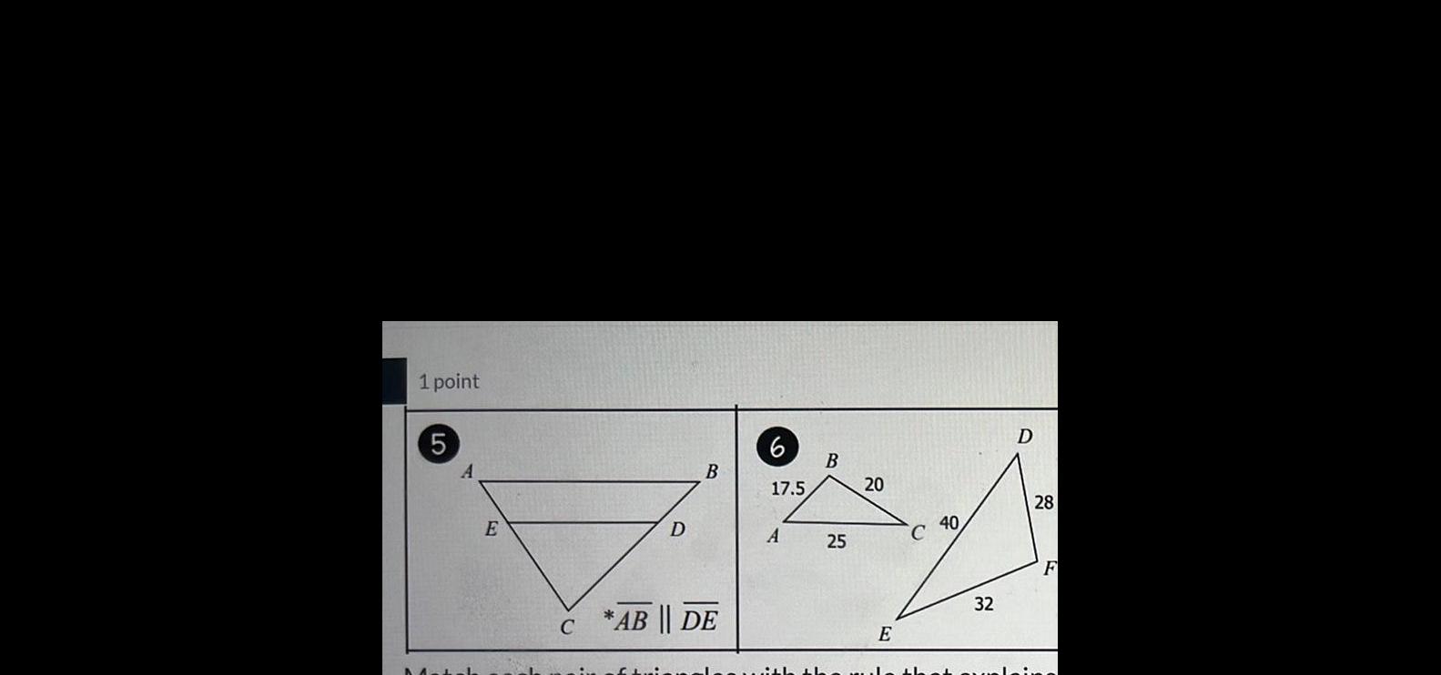 17 5 A B 25 20 E 40 32 D 28 F