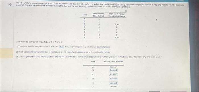  Thic ewercite onv containx parts b, c, d, E, \( t