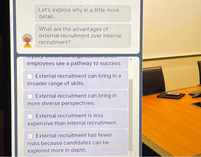 that apply, then click Submit below External recrui