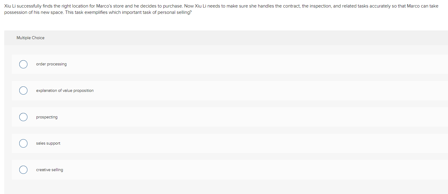  possession of his new space. This task exemplifies which important task