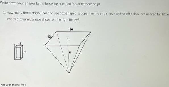 Write down your answer to the following question enter number only
