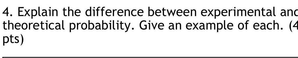 of each. (4 pts)