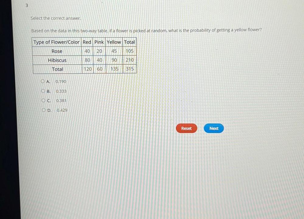 is picked at random, what is the probability of getting a yellow