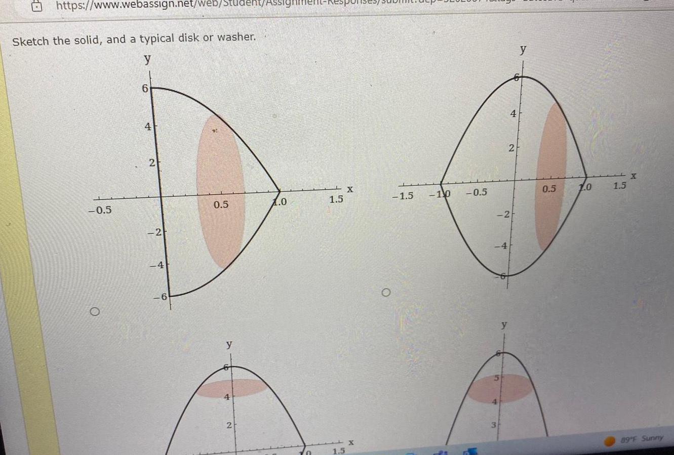  https www webassign net web Student Ass Sketch the solid and