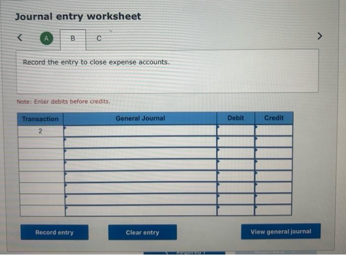 are for Brown's Bike Rental Company. Account Title Debit Credit Rent earned
