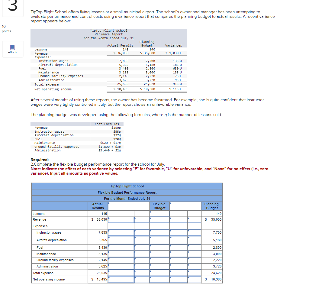  10 3 points TipTop Flight School offers flying lessons at a
