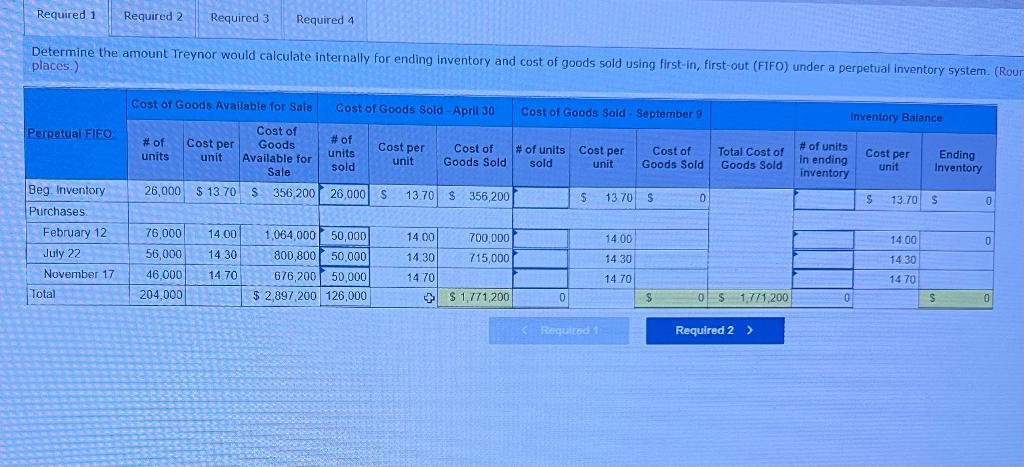 of the year was $13,000. (If no entry is required for a