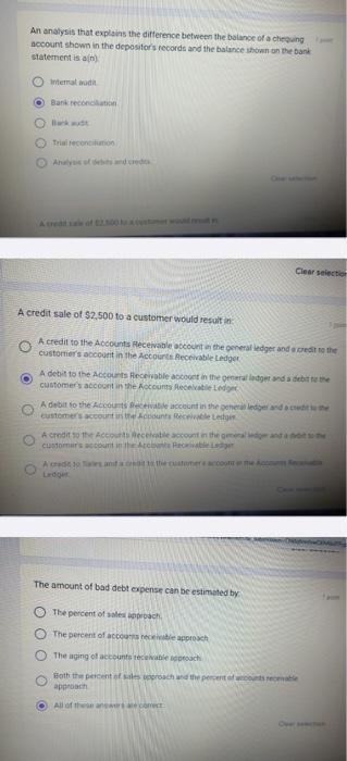 An analysis that explains the difference between the balance of a