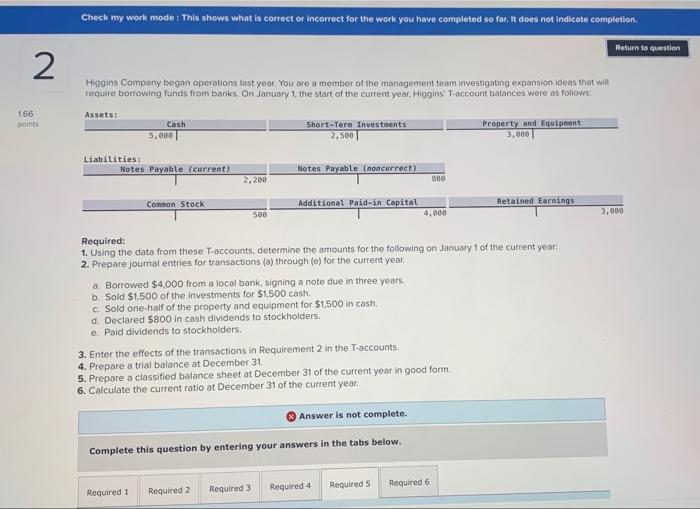  2 Check my work mode: This shows what is correct or