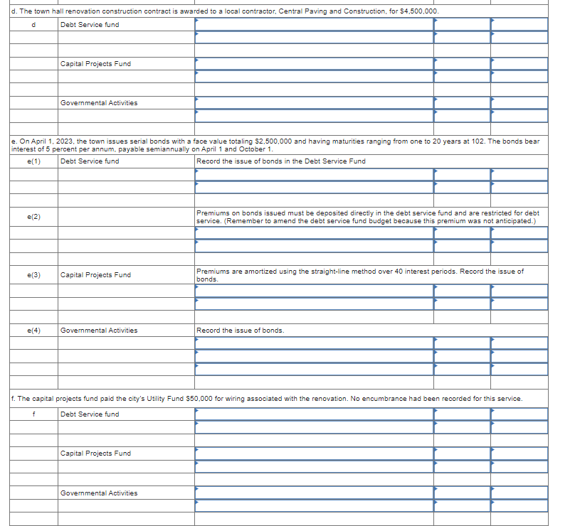 Bond Problem [LO 6-2, LO 6-5] Residents from the Town of Mountain