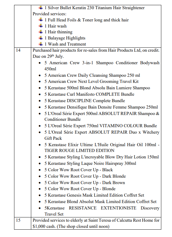 last 15 years before deciding to have her own salon. Alison has