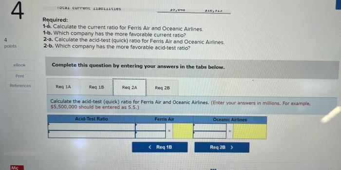 Airlines ellook Print Cash and cash equivalents Current investments Net receivables Inventory