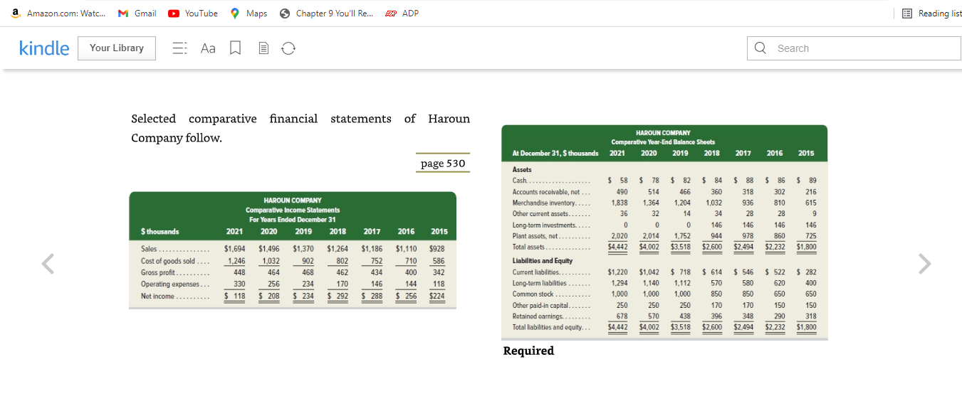 a Amazon.com: Watc... M Gmail YouTube Maps Chapter 9 You'll Re...