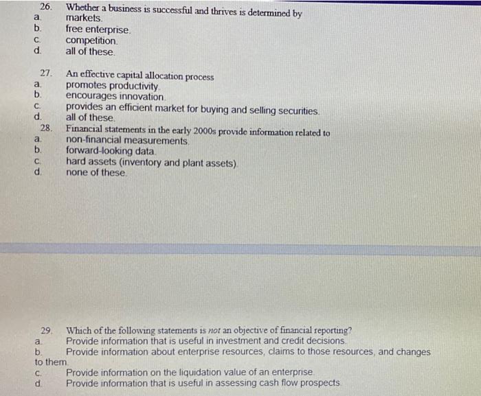 are the principal means through which financial information is communicated to those