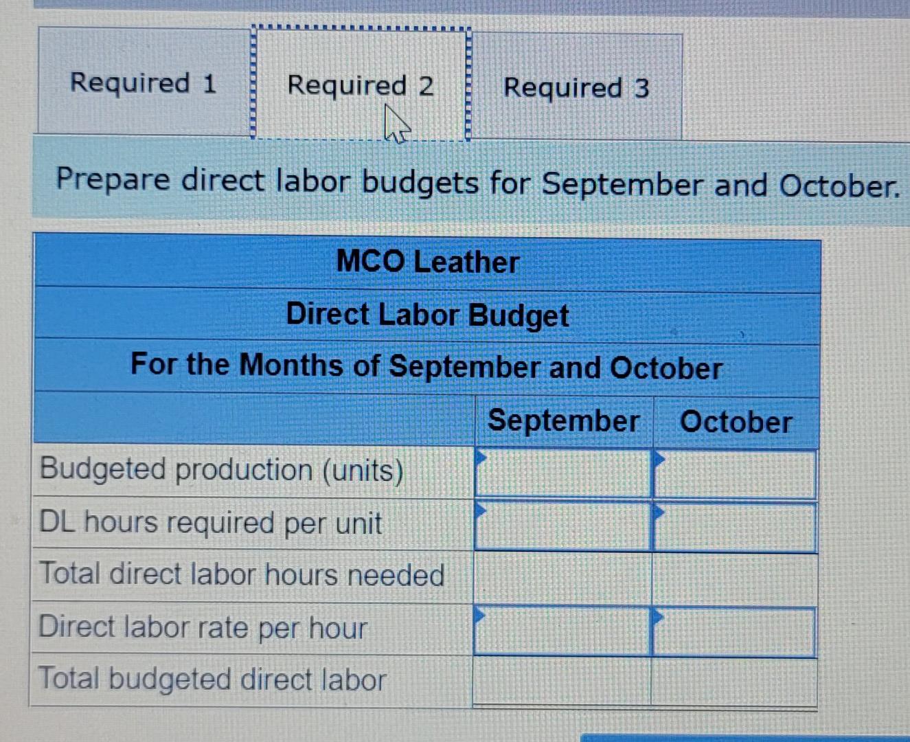 direct materials at a cost of $4 per pound and 0.7 direct