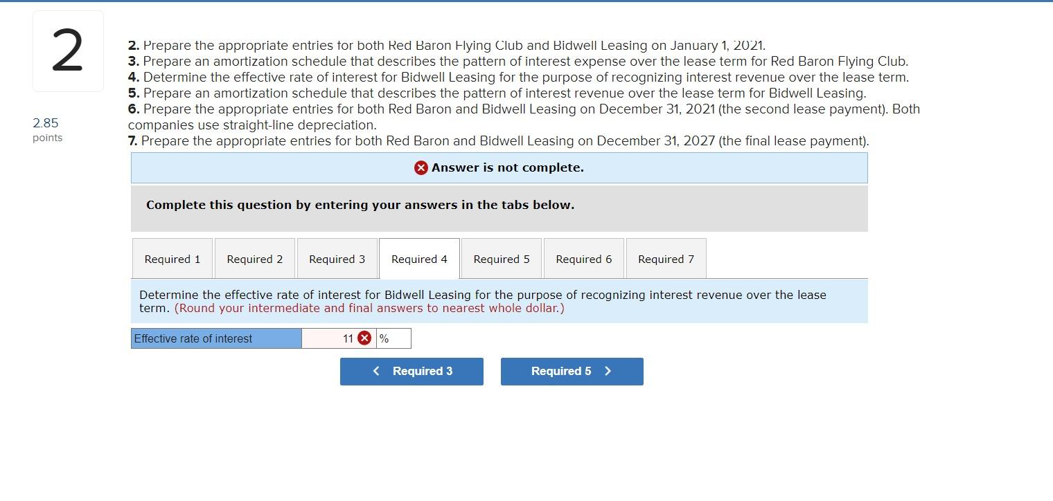 of $571,220 and leased it to Red Baron Flying Club on January