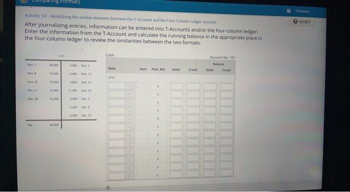 mg Formats Activity 3.b-Identifying the similar elements between the T-Account and