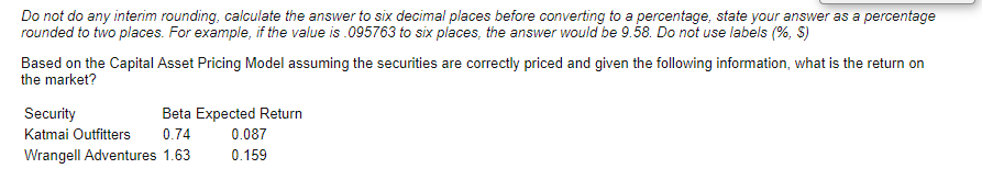 labels (%, $). For example, if the value is 0.06458, the answer