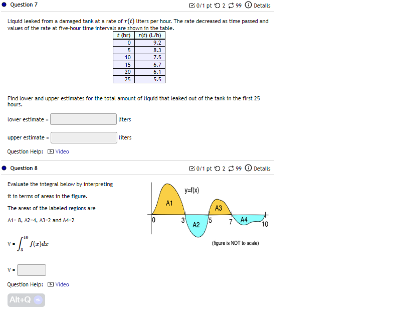 2 3 99 @Details Approximate the area under the curve graphed below