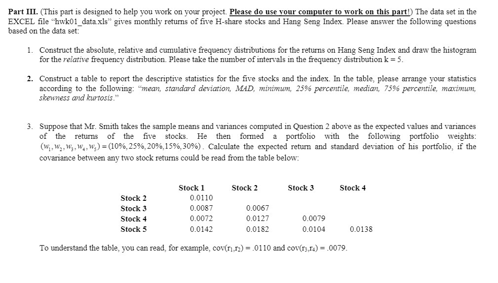 Part DI. (This part is designed to help you work on