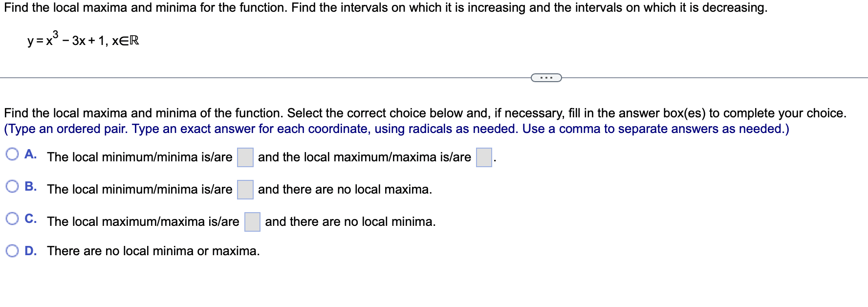 Select the correct choice below and, if necessary, fill in the answer