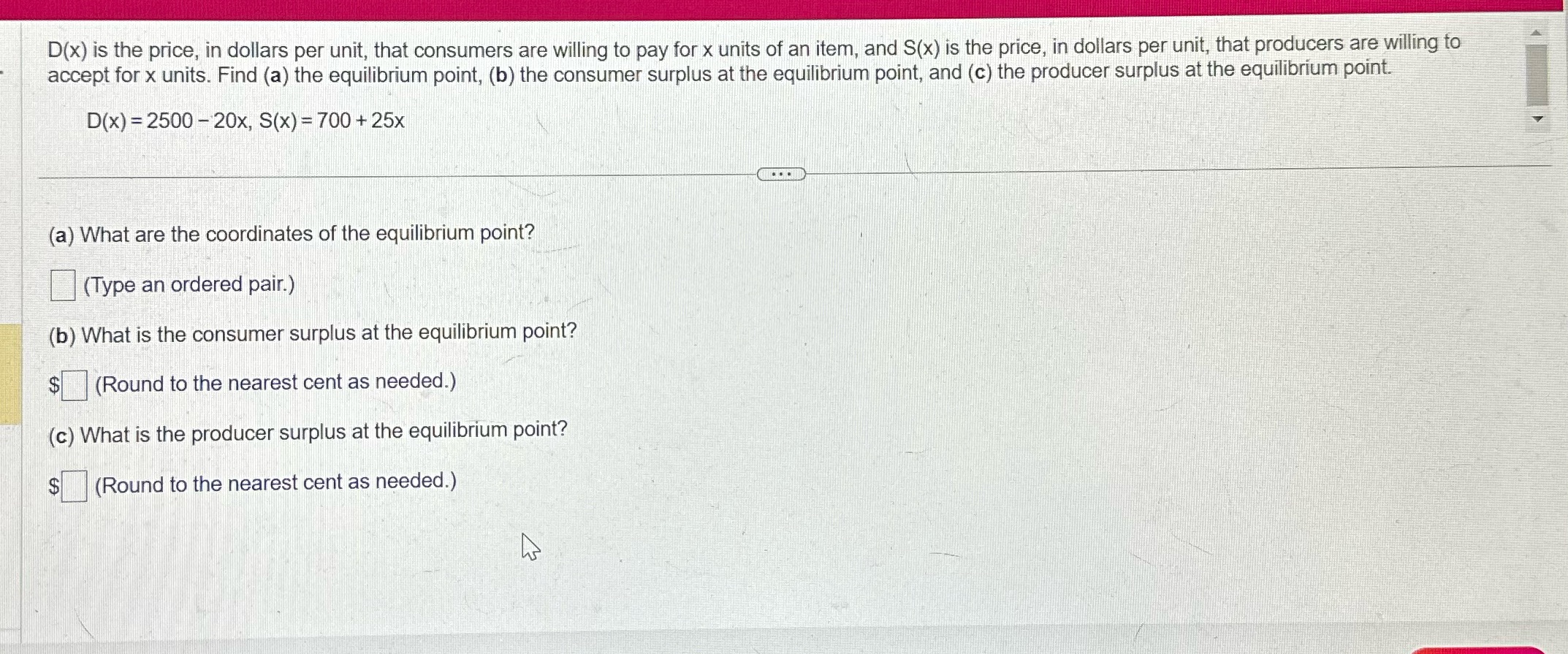 Please give each part to answer A through B D(X) is