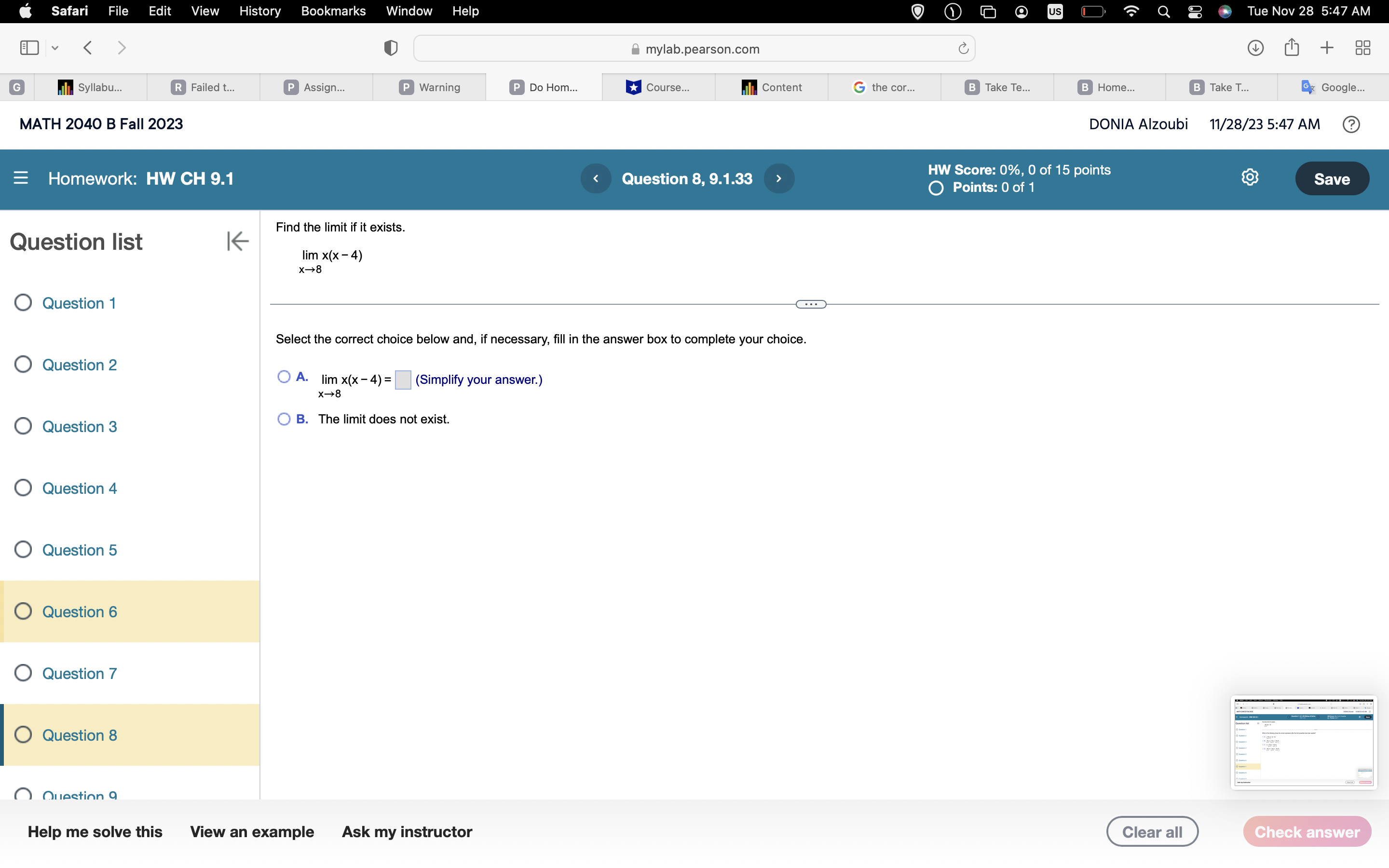 G the cor... B Take Te.. B Home.. B Take T... x
