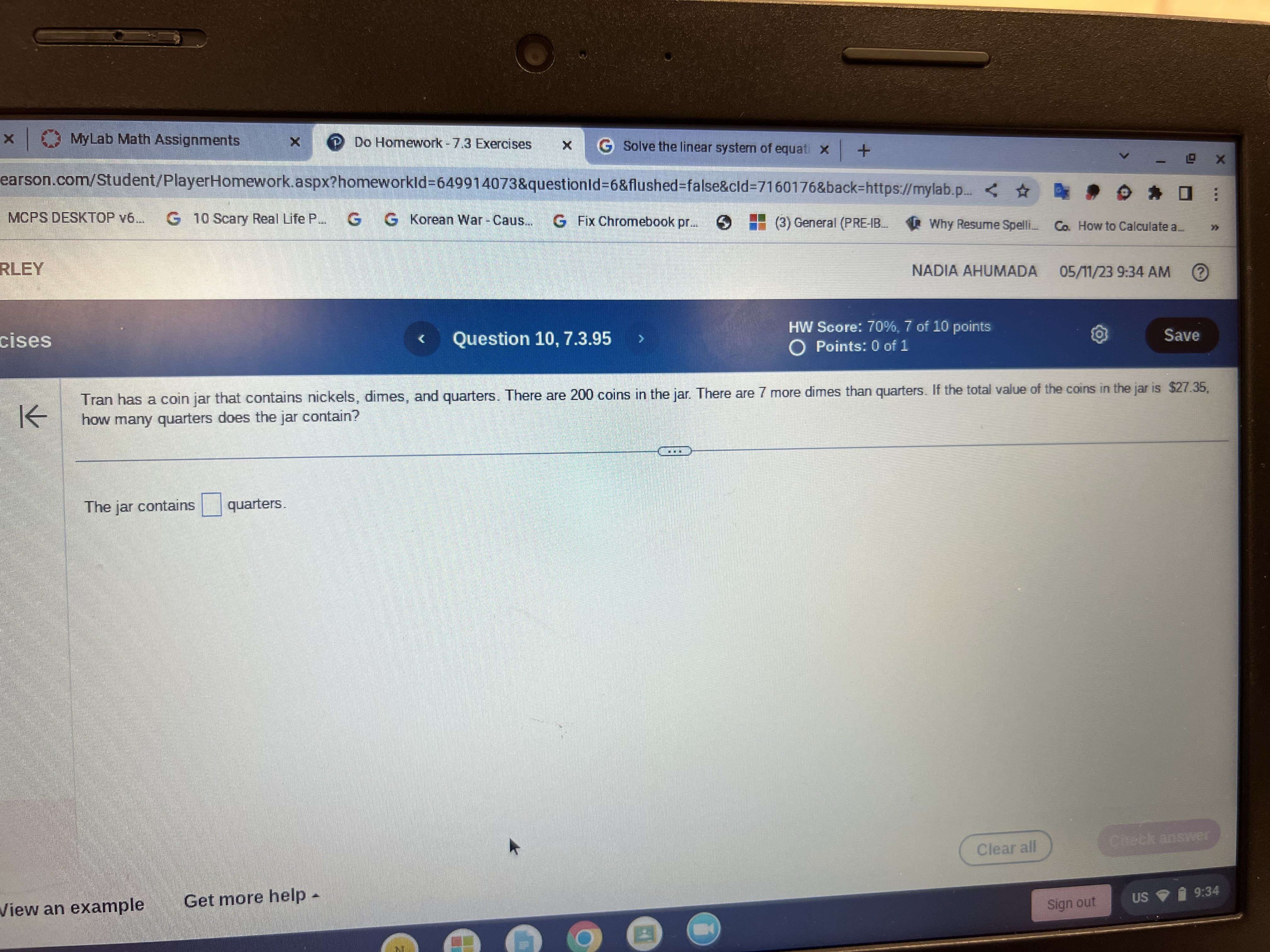G G Korean War - Caus. G Fix Chromebook pr. (3) General