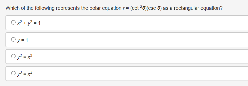 point 0 = [6%] given in polar coordinates? O (3135) 0(313J5) O