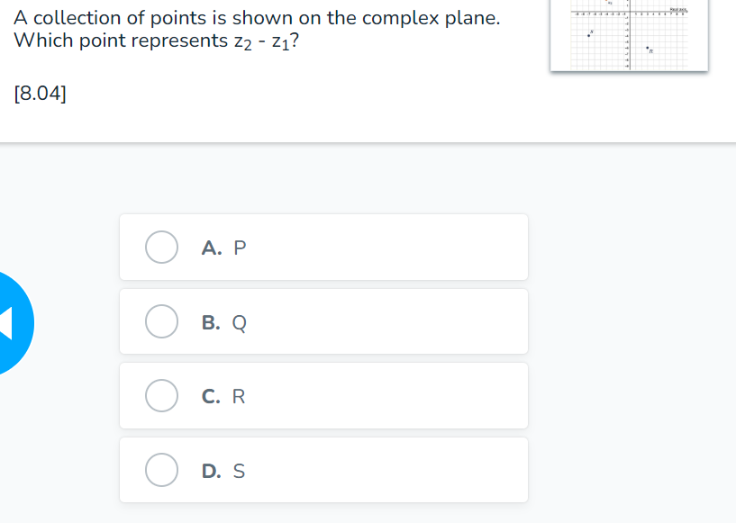 represents the polar graph? [8.02] B. r=4sin49 C. r=4cose D. r:4sin69 A