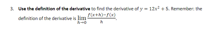 the derivative is 11m M. iLH] 4. Use derivative rules {a complete