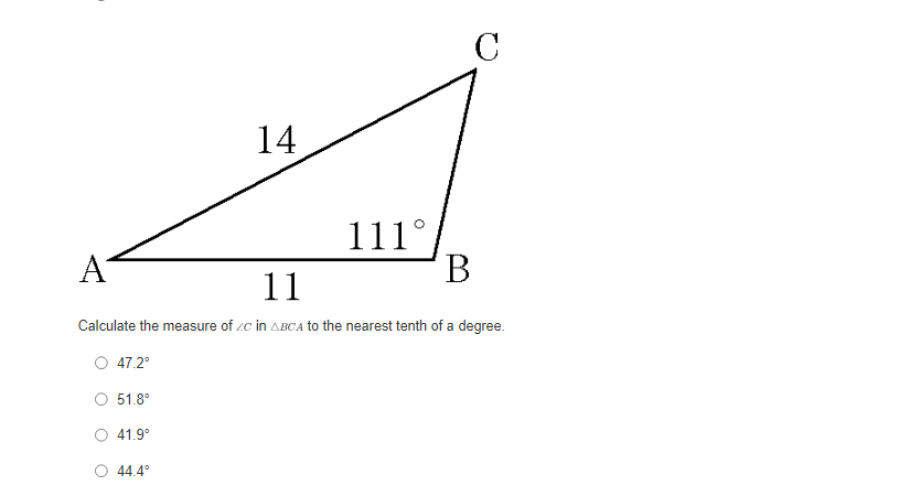 ZY =90', XY = 23, and ZX =56". Make your angle measures