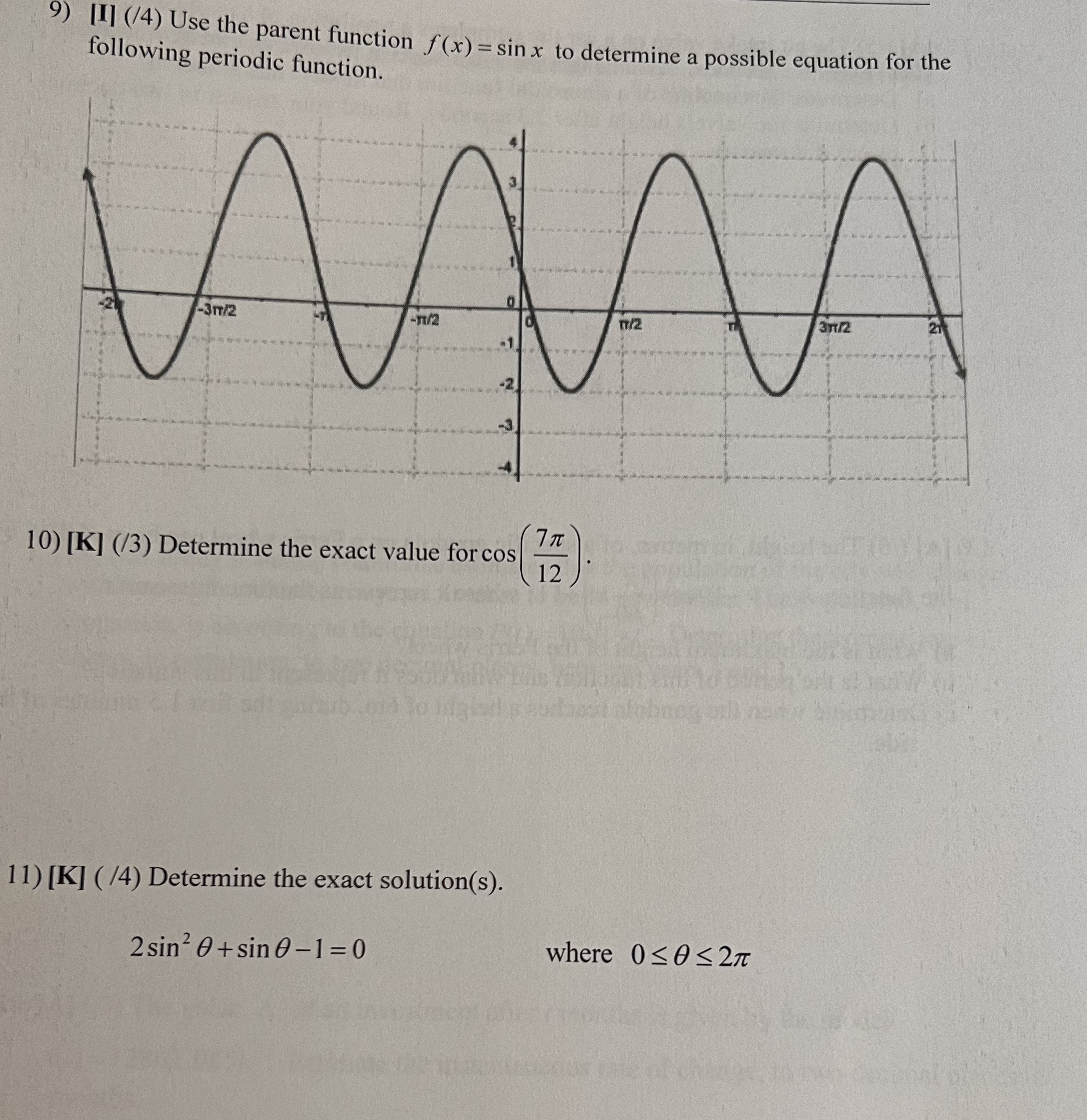 .9 -10 2) [I](/2) When the polynomial 2x + kx +6x+3 is