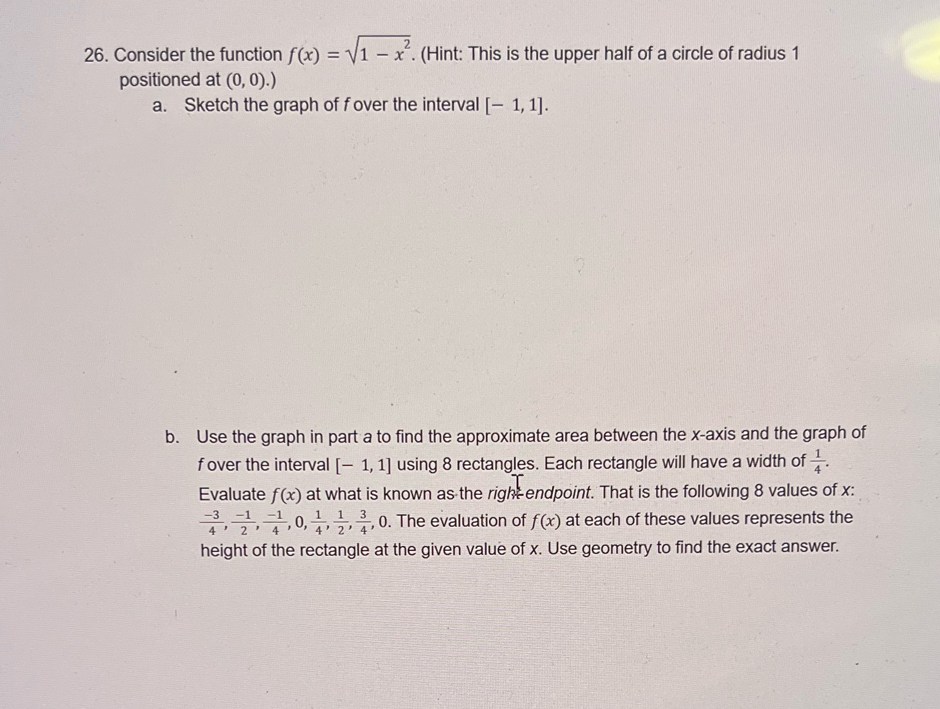  Need help understanding how to do these problems 26. Consider the
