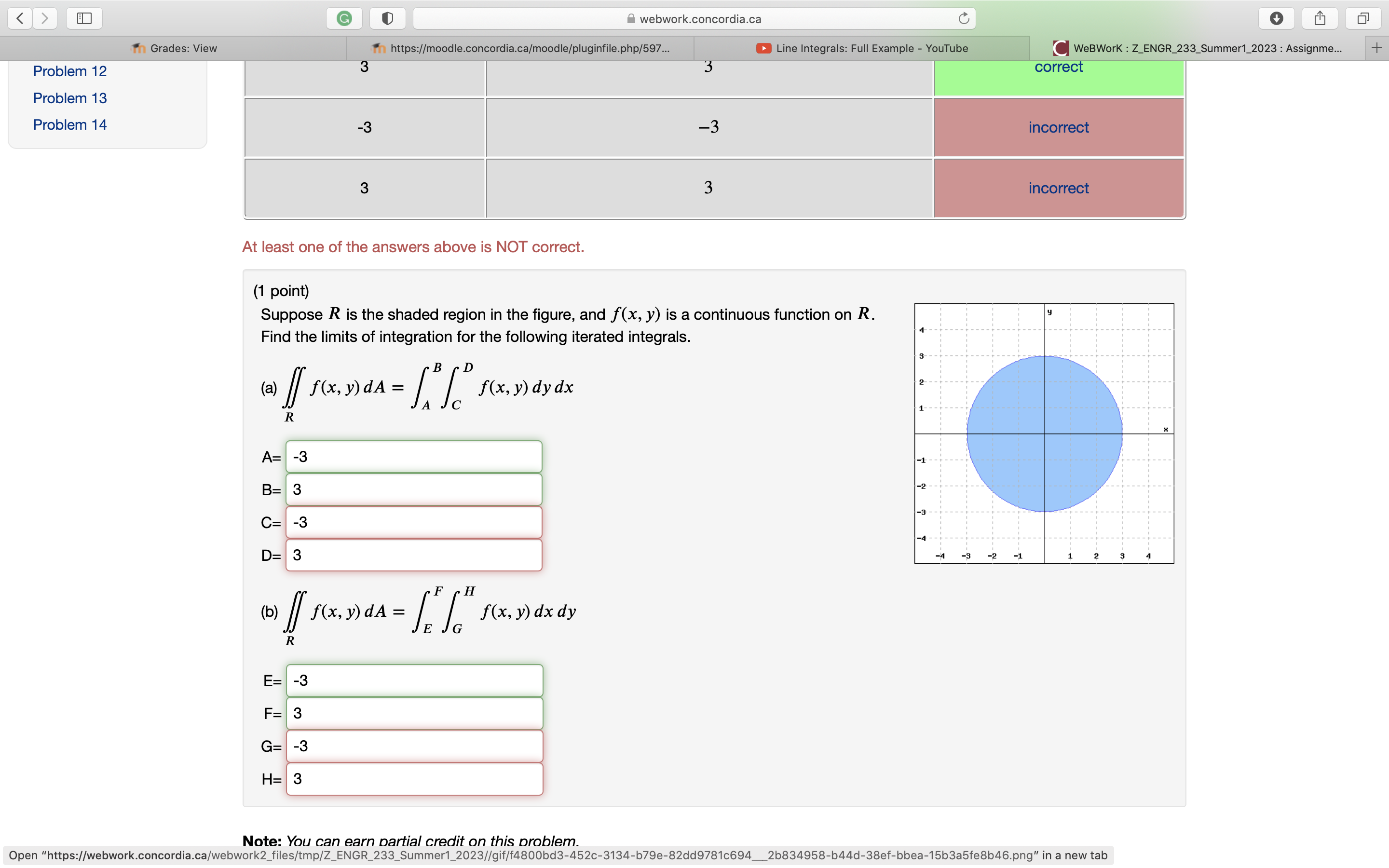  G webwork.concordia.ca C In Grades: View In https://moodle.concordia.ca/moodle/pluginfile.php/597... Line Integrals: Full