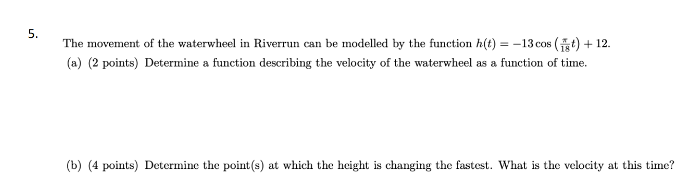 y = sin(x - 2) (b) (3 points) y = x2 cos(x2