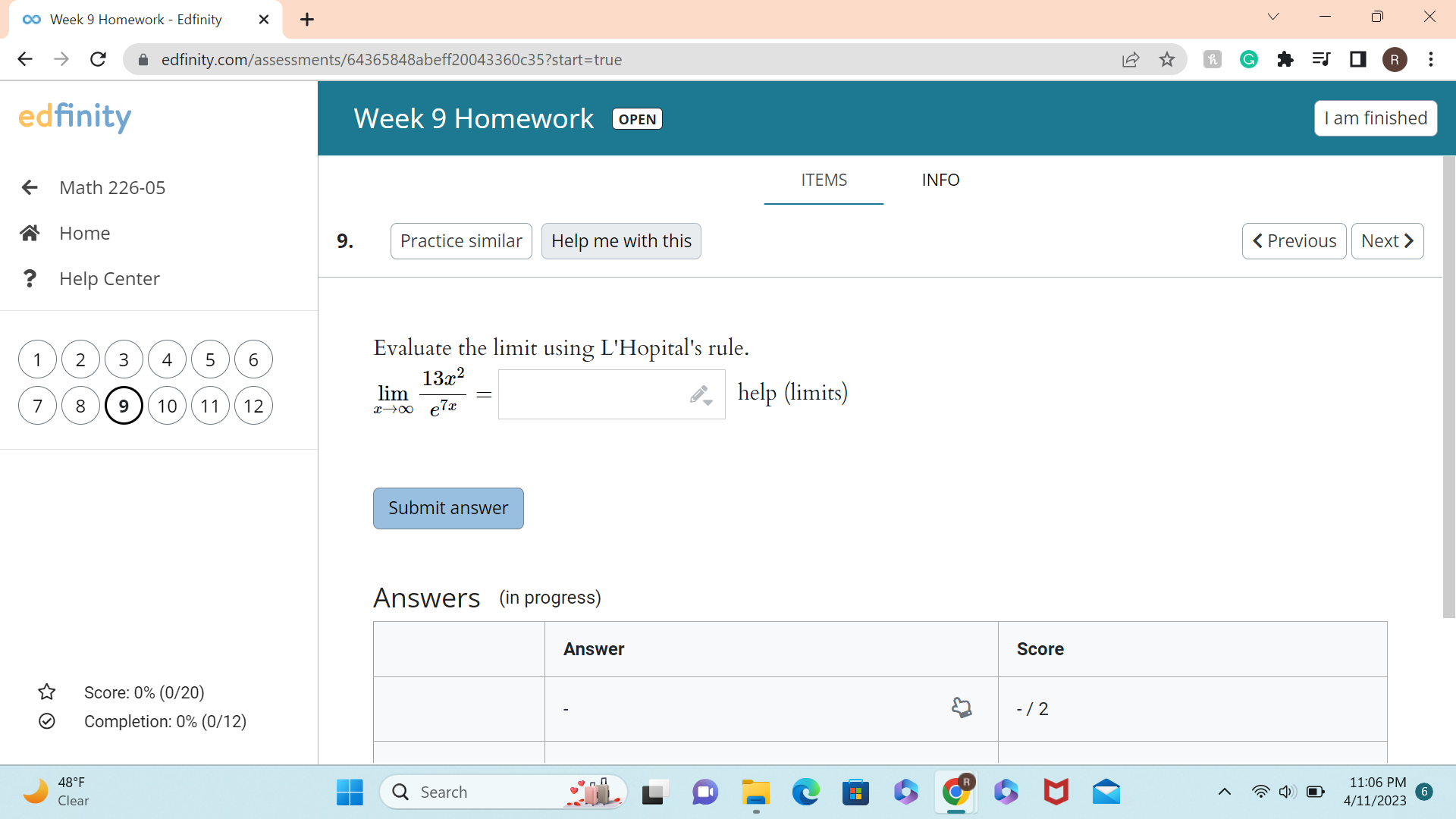 differentiating implicitly if a + xy - 6x3 = 6. 8 9