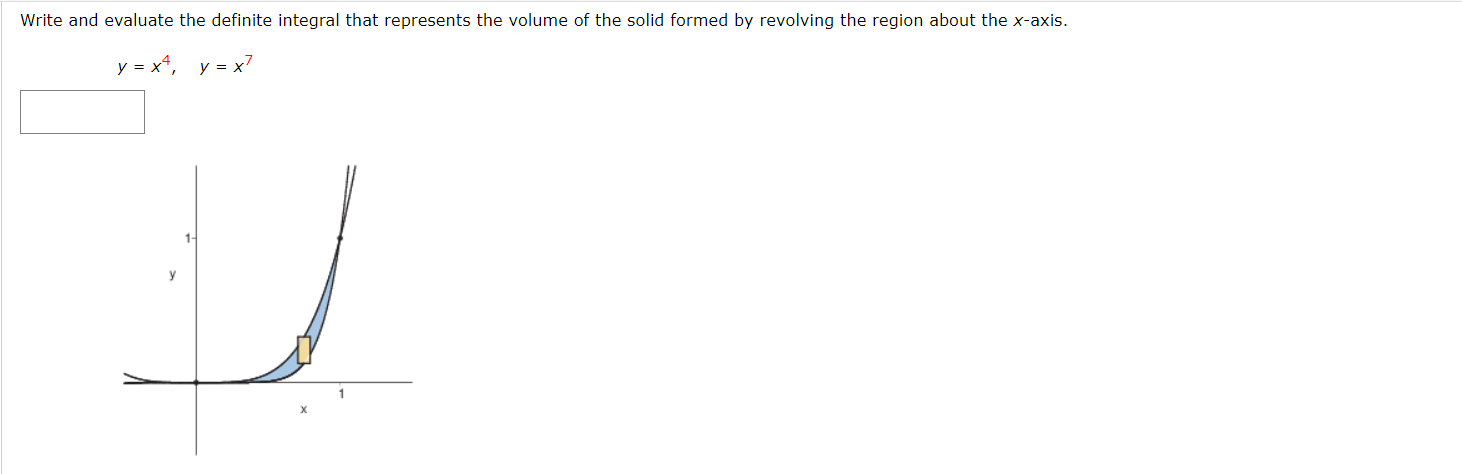 and evaluate the integlal that gives the volume of the solid generated
