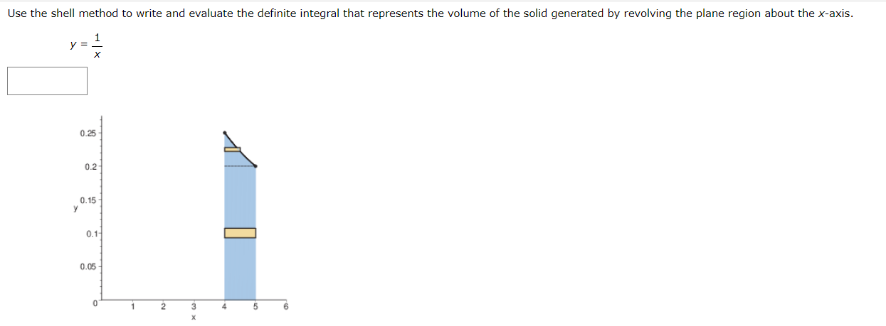ams of revolution. 0 revolved around the line y = 27 O