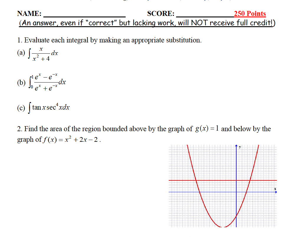 -2.3. Let R be the closed region between the graphs of y
