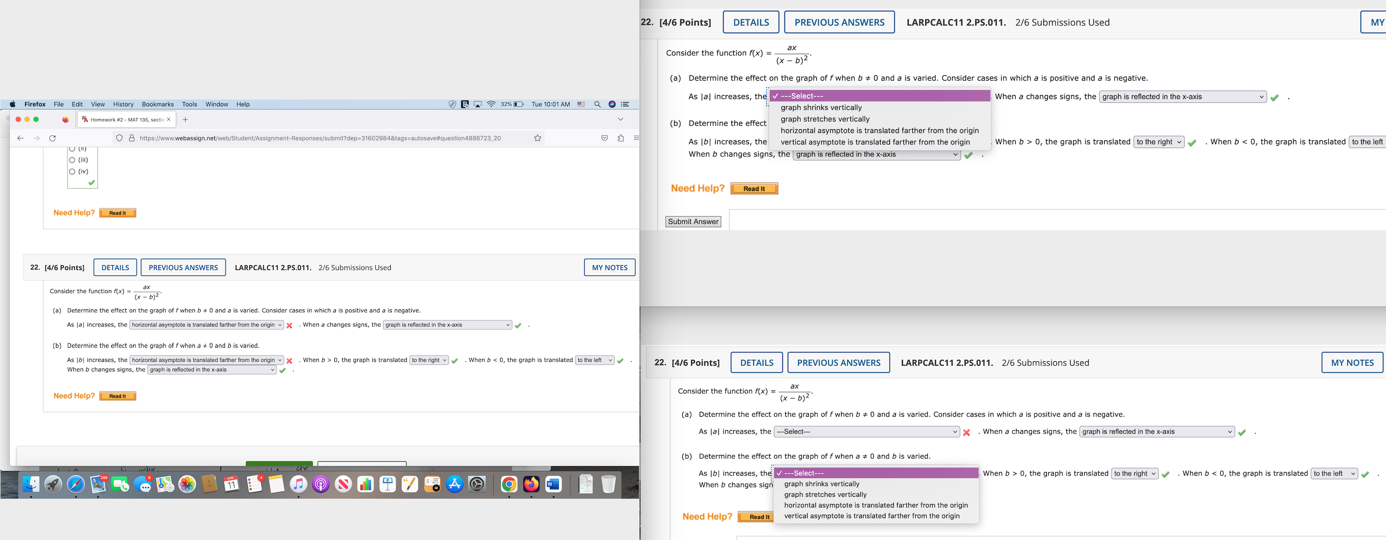 PREVIOUS ANSWERS LARPCALC11 2.T.011. 1/6 Submissions Used MY NOTES Find a polynomial
