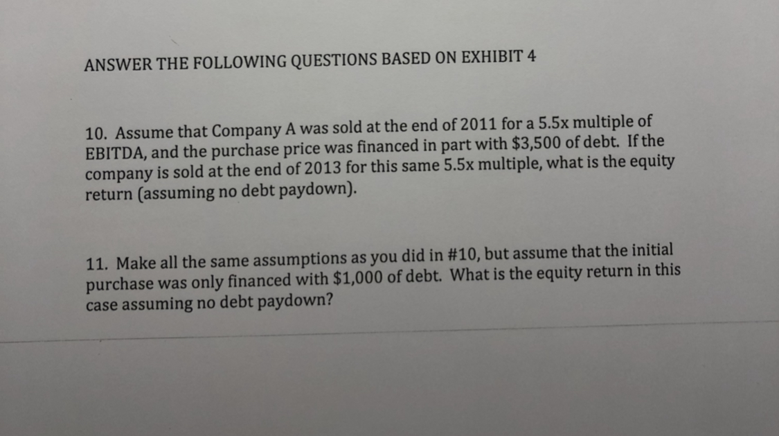 5.5 x multiple of EBITDA , and the purchase price was financed