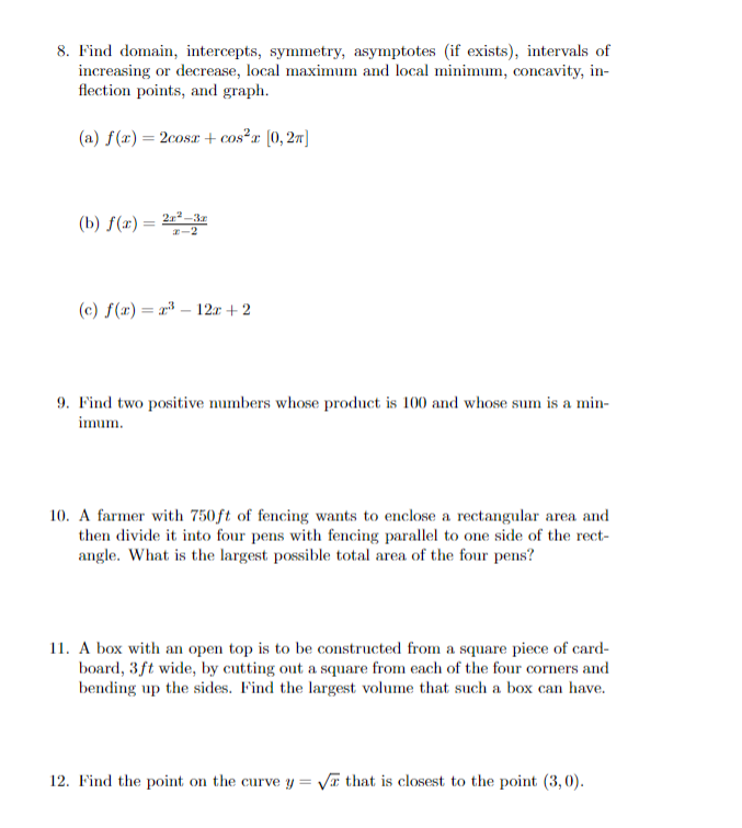 Then find all numvers c that satisfy the conclusion of Rolle's Theorem.