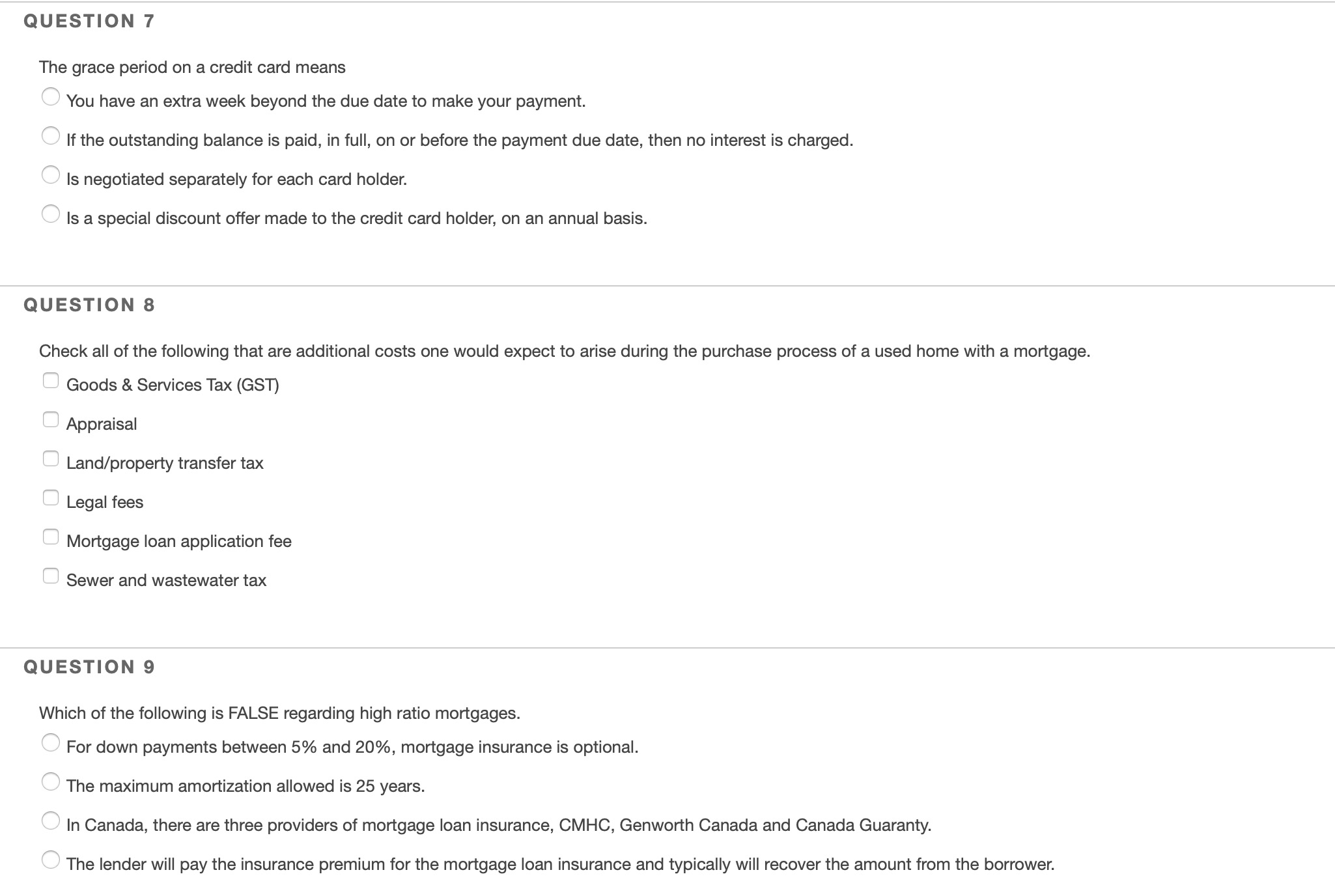  Please answer these following questions. Thank you. Q U E ST