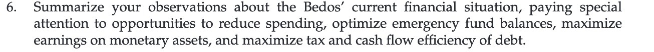 , paying special attention to opportunities to reduce spending , optimize emergency