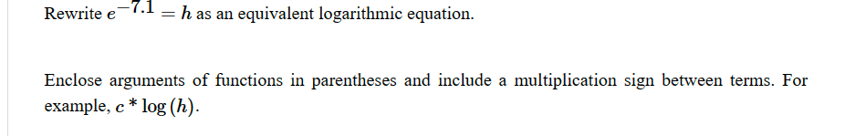 of functions in parentheses and include a multiplication sign between terms. For